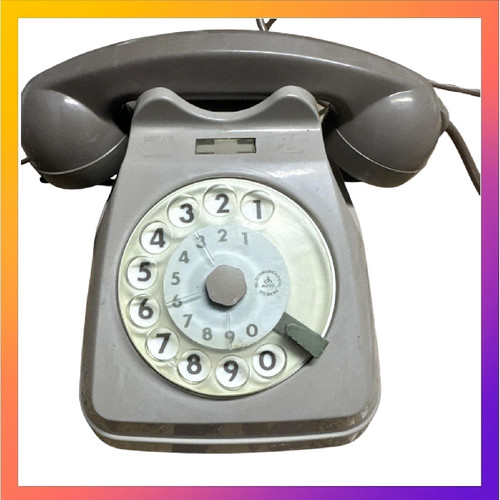 Telefono fisso vintage disco - fisso,