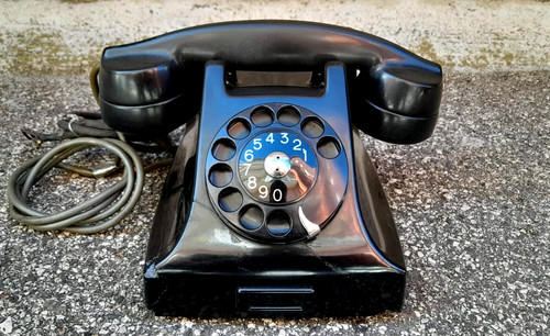 Antico telefono fisso - telefono,