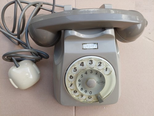 Telefono fisso vintage disco - telefono,