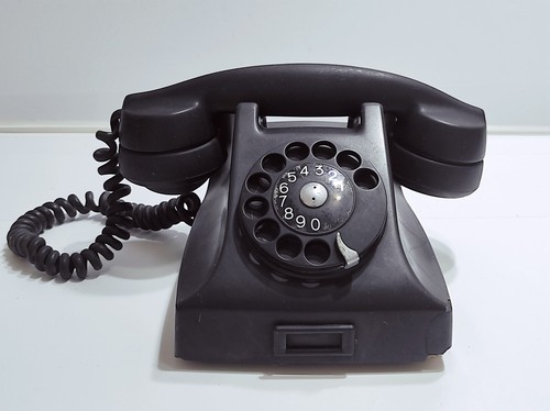 Telefono antico bachelite - in,