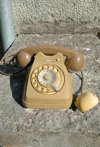 Telefono fisso vintage disco - fisso, a