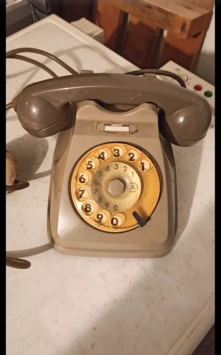 Telefono fisso disco - a,