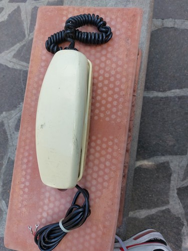 Telefono rotella bianco - telefono,