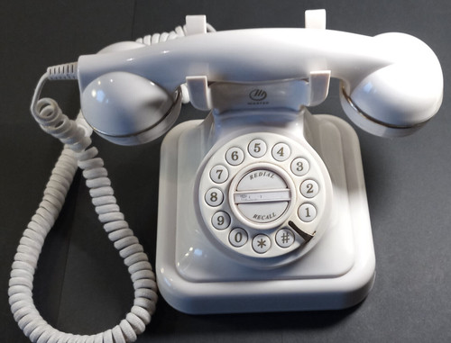 Telefono fisso disco - telefono, a