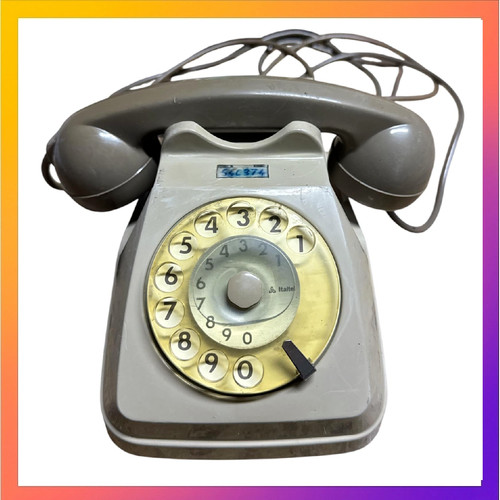 Telefono fisso vintage disco - fisso,