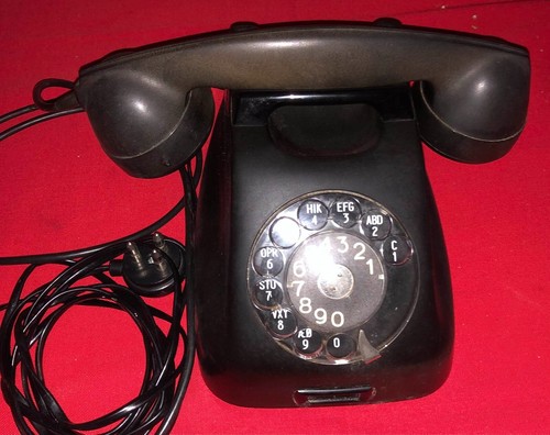 Telefono rotella nero - ", nero"