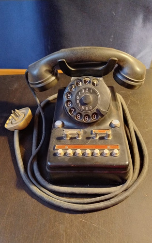 Telefono fisso disco rotella