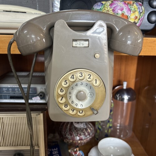 Telefono disco fisso vintage - telefono,