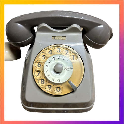 Telefono fisso vintage disco - fisso,